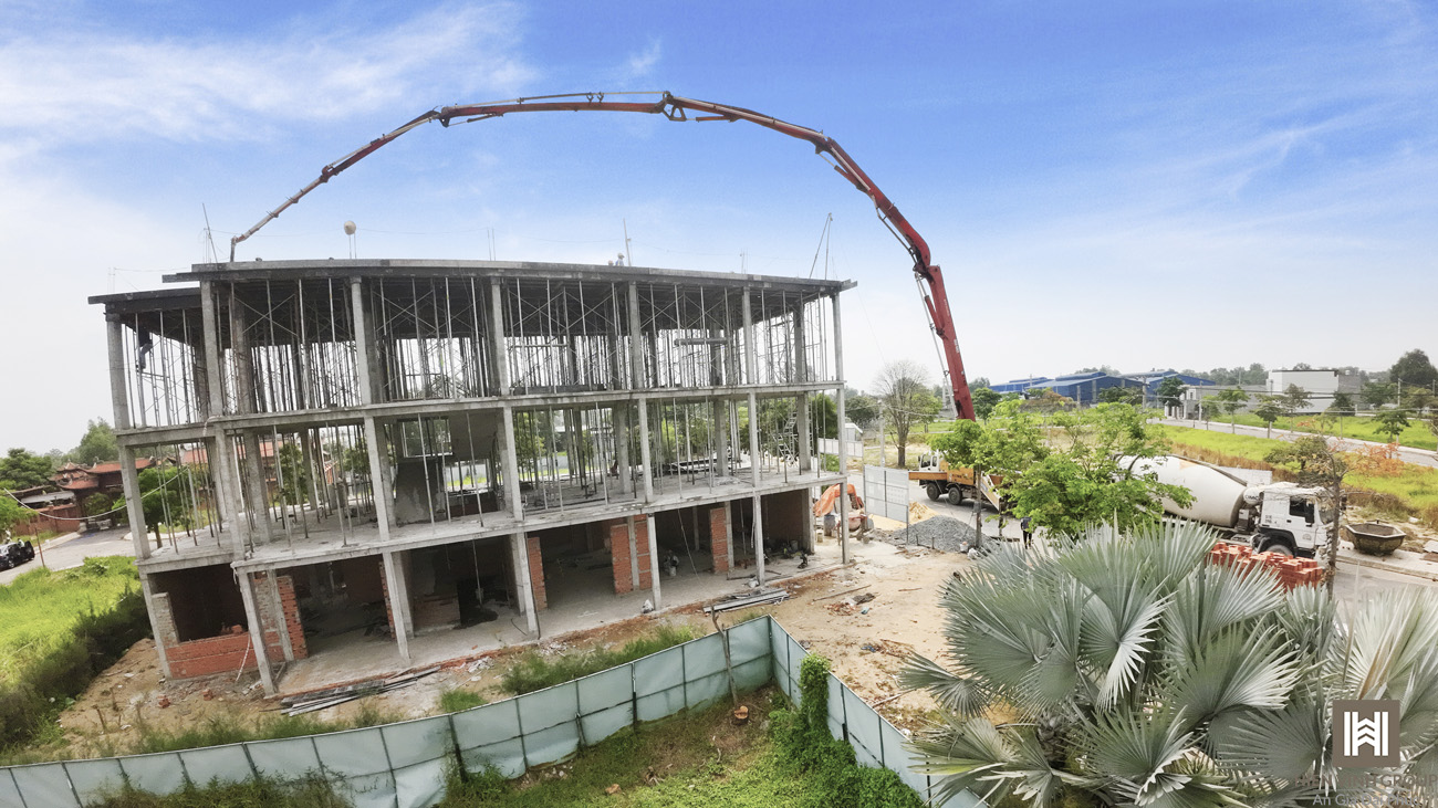 TIẾN ĐỘ XÂY DỰNG TRƯỜNG MẦM NON QUÝ II/2023